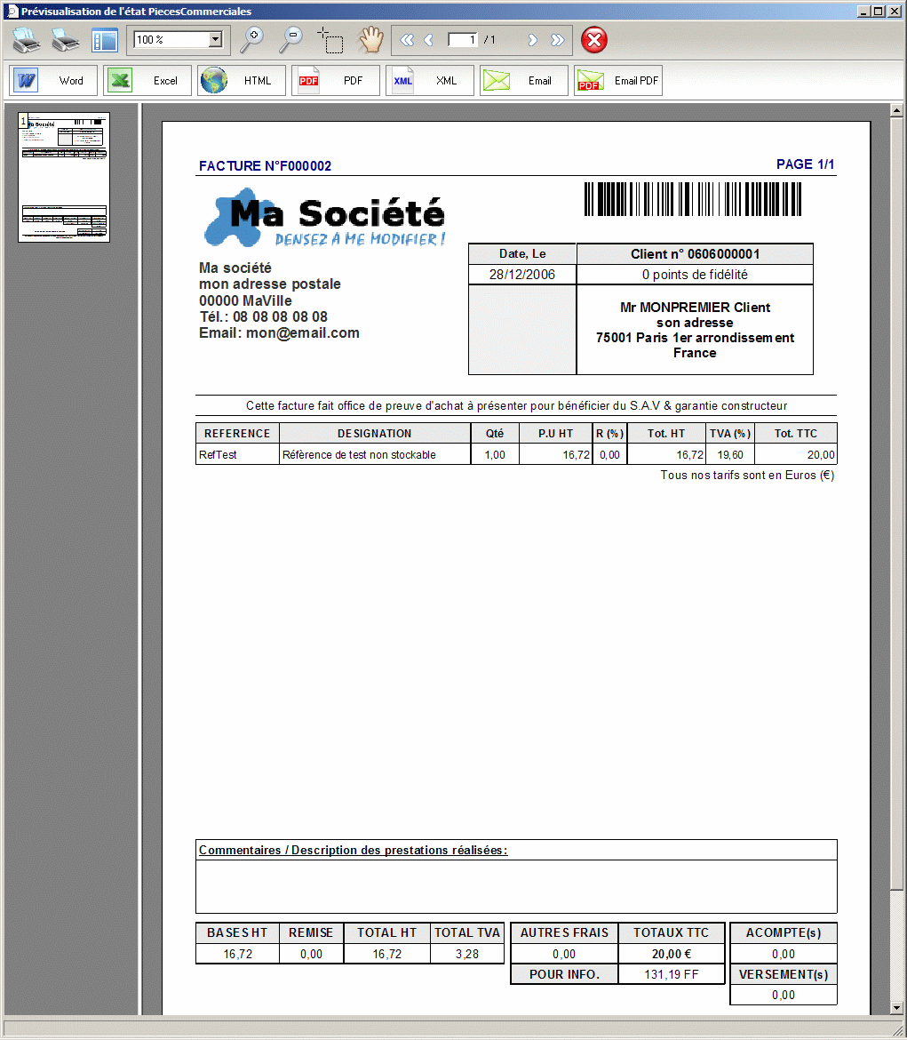 Facture avoir comptabilité La facture avoir  Savoir.fr